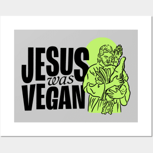 Vegan Jesus Posters and Art